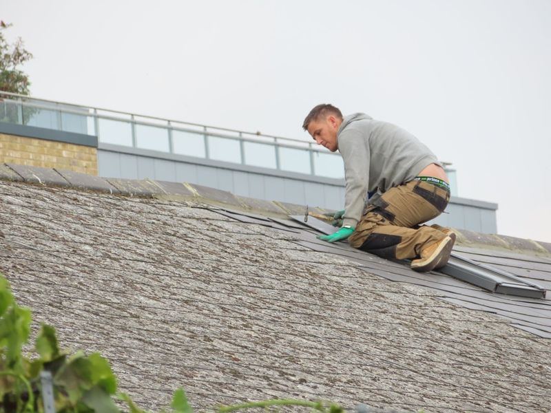 Roofing job in the Cathedral neighborhood of Sioux Falls